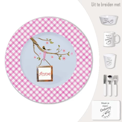 kinderservies met naam