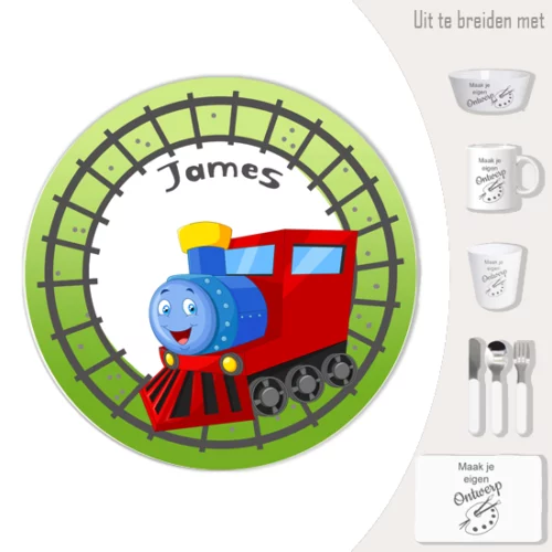 kinderserviesje met naam