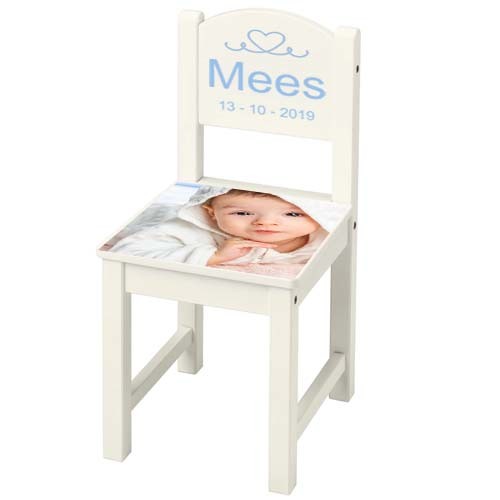 geboortestoeltje met foto
