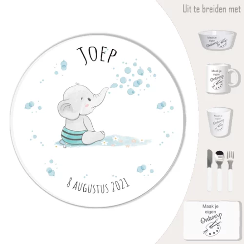 kinderservies met naam