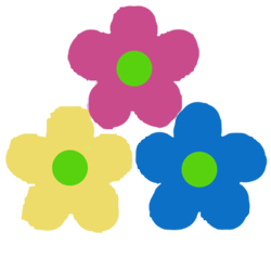 drie bloempjes +€2.50