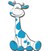giraffe blauw +€3.95