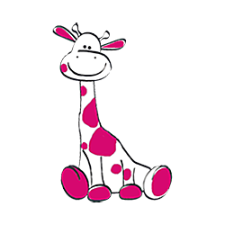 giraffe roze +€3.95