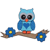 Uiltje blauw +€3.95