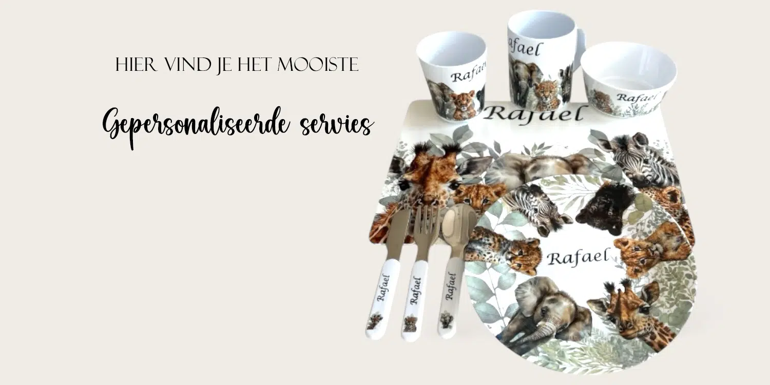 kinderservies met naam